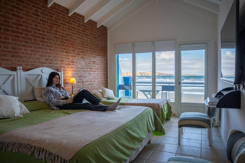 Las Restingas Hotel De Mar Puerto Pirámides Buitenkant foto
