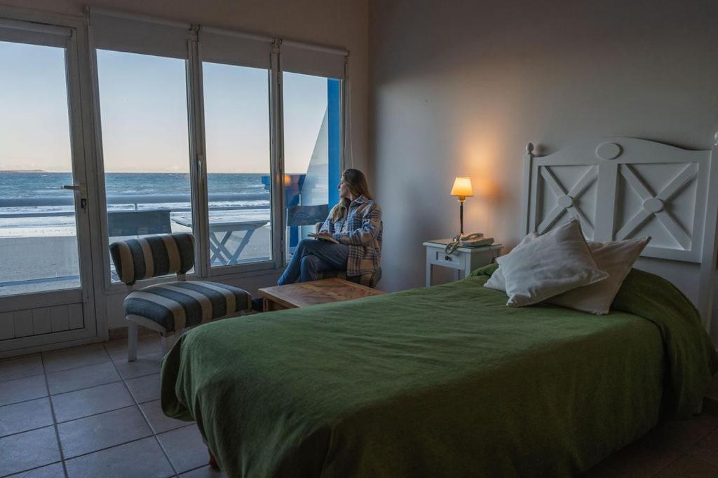 Las Restingas Hotel De Mar Puerto Pirámides Buitenkant foto